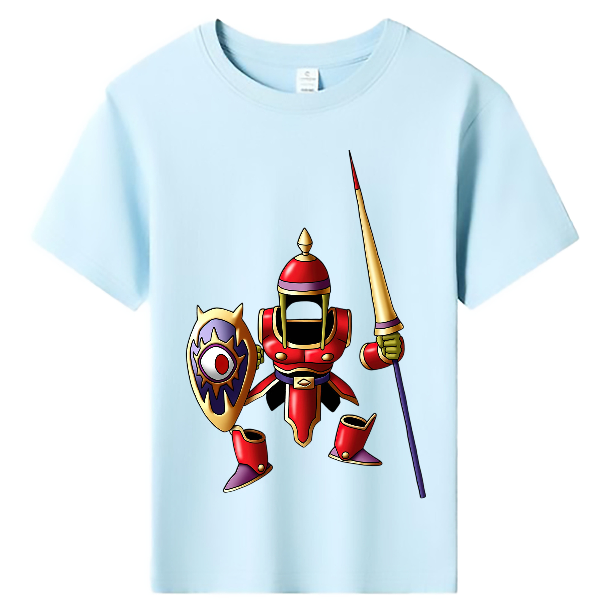 （画像用） ドラゴンクエスト Doragon Kuesuto Dragon Quest 綿100％キッズTシャツ（フロントプリント）